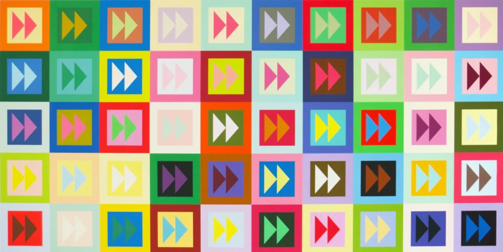 Fast Forward - Fine Art Print op aquarelpapier 150 x 80 cm